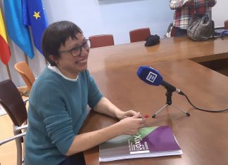 Yolanda Huergo en rueda de prensa