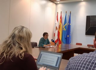 Yolanda Huergo en rueda de prensa