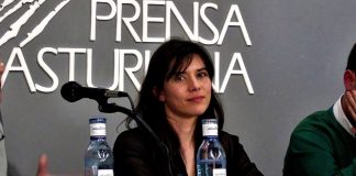 Laura Tuero en el Club de Prensa Asturiana
