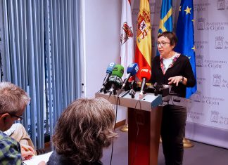 Yolanda Huergo en rueda de prensa