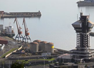 Podemos Xixón presenta doce alegaciones al estudio ambiental para la ampliación para el tratamiento de carbón en El Musel Vista de El Musel