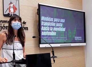 Laura Tuero: “Tenemos serias dudas de que el pliego del SAD garantice las mejoras laborales adquiridas de las trabajadoras” Laura Tuero en rueda de prensa