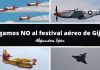No al festival aéreo de Gijón