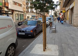Reclamamos medidas sobre las obras mal rematadas en la avenida Pablo Iglesias y la calle Cataluña